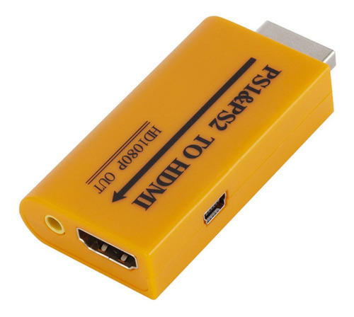 Imagen 2 de 6 de Salida 1080p Ps1/ps2 A Hdmi Compatible Con Audio Vid De 3,5