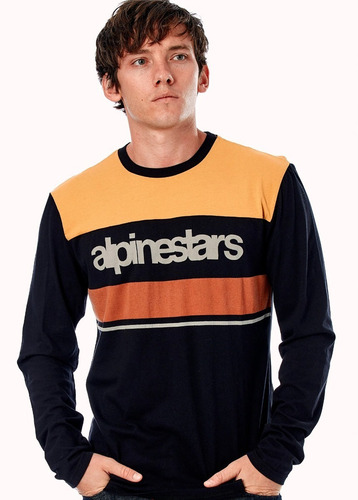 Imagen 1 de 6 de Playera Alpinestars Topper Manga Larga F1 Moto Gp Genuina