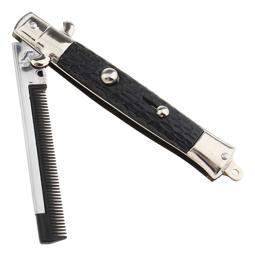 Peine De Navaja Novedad De Acero Inoxidable Accesorios Peine