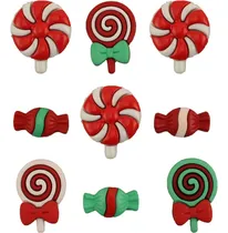 Comprar Set De Botones Galore 30pcs, Caramelos Navideños