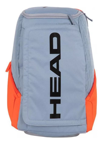 Mochila Head Cinza E Laranja Para Raquetes