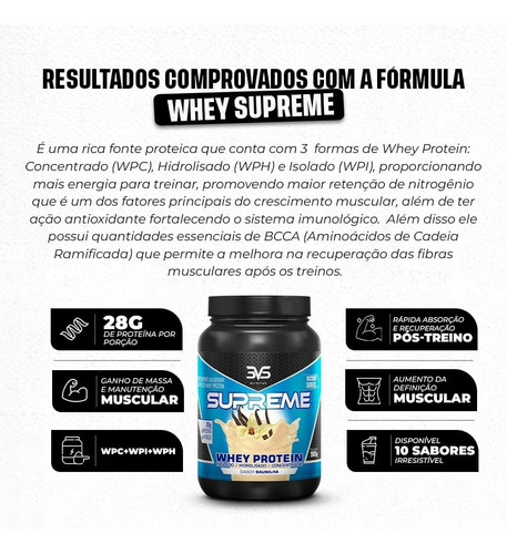 Whey Protein 3w+ Pré Treino Prohibido 360g+ Termogênico Hell Sabor Baunilha