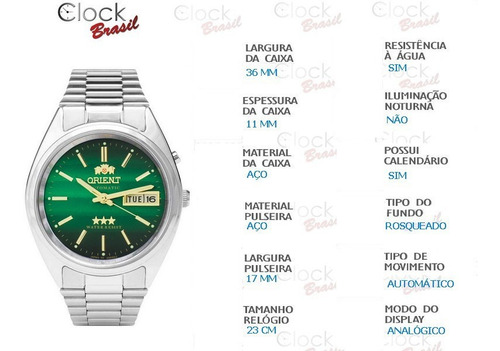 Relógio De Pulso Orient Automático 469wa3 E1sx