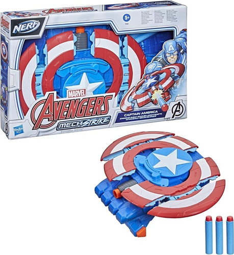 Avengers Hasbro Marvel Escudo De Ataque Capitán América Nerf