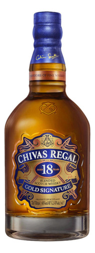 Pack De 12 Whisky Chivas Regal Blend 18 Años 750 Ml