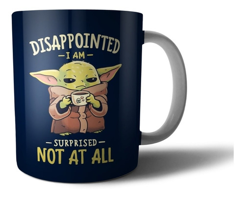 Taza De Cerámica - Baby Yoda, Disappointed