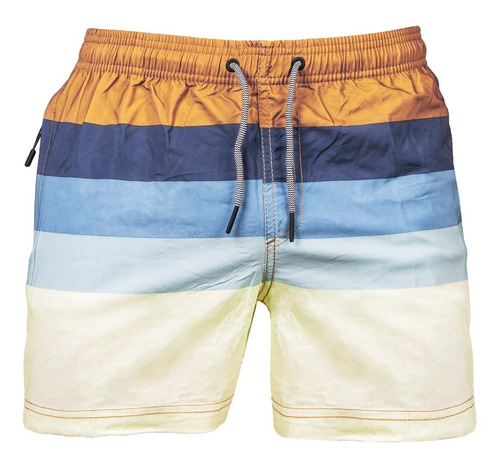 Short Malla Hombre Bolsillos Ajustable Varios Diseños 