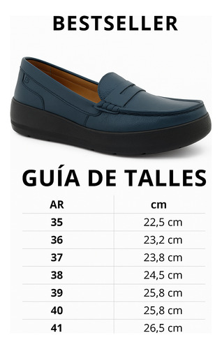 Mocasines Clasicos Cuero Mujer Bestseller Nautico Plataforma