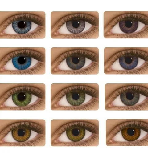 Lentes de contacto tricolor hot sale