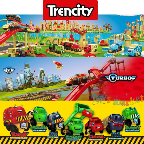 Imagen 8 de 10 de Trencity Tren De Madera Kit Aventura En El Bosque 33 Piezas