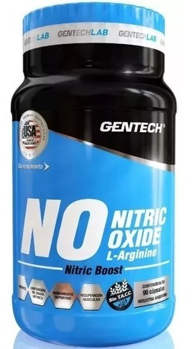 Gentech Oxido Nítrico X 90 Caps Nitric Oxide L-arginina N.0