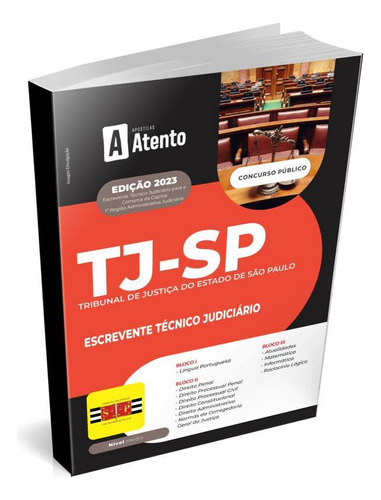 Apostila Concurso Tj Sp - Escrevente Técnico Judiciário 2023