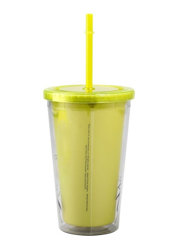 Vaso Acrílico Con Tapa Y Popote The Grinch 473ml Importado