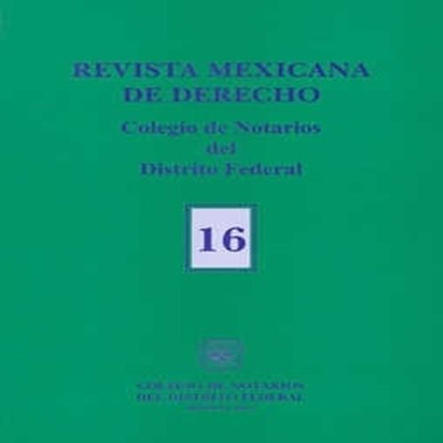 Revista Mexicana De Derecho Editorial Porrúa 