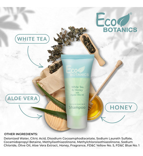 Shampoo Eco Botanics Travel-size Hotel 1 Onça (caixa Com 300