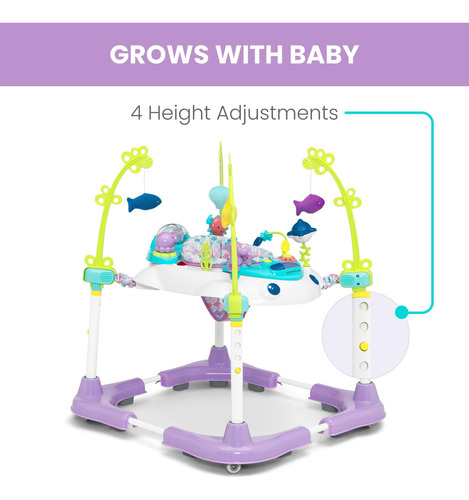 Delta Children Deluxe Bounceroo Learn2 Walk Balancer Baby Wa