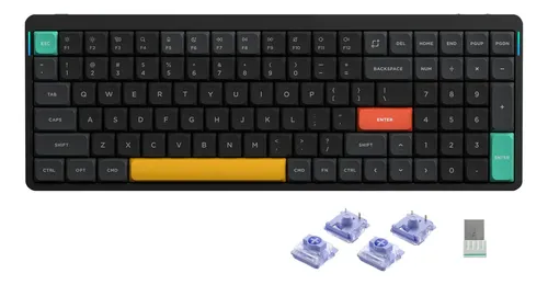 キーボード NuPhy Air 96 v2 Teclado Mecânico Sem Fio Nuphy Air96 V2 - Jogos E Escritório