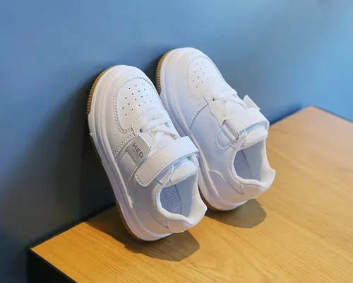 Zapatos Blancos Para Niños De Primavera Y Otoño De 2025 Para