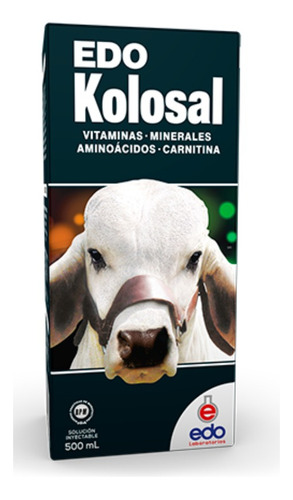 Edo Kolosal Multivitamínico Con Minerales Veterinario X500ml