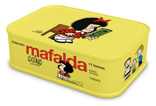 Coleccion Mafalda 11 Tomos En Una Lata Edicion Limitada - Ui