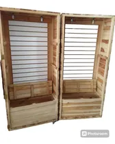 Comprar Kiosco Stand O Exhibidor Madera Pino Para Emprendimiento Rop