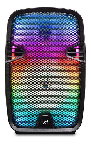 Baffle Bocina Inalámbrica Stf Boom Thunderlight 8  Pulgadas Color Negro