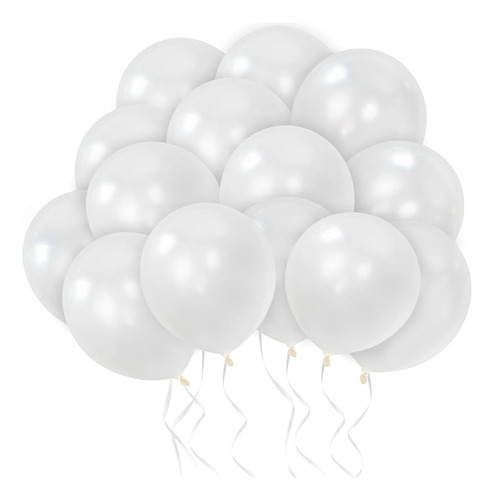 Globos Blanco Perlado X 100 U - R12