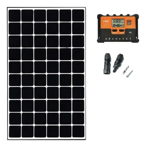 comprar Kit Panel Solar 200w  Controlador De Carga Pwm Mc4