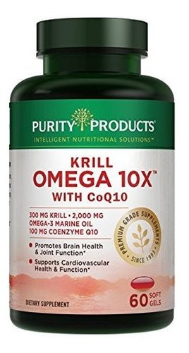 Krill Omega 10 Veces Más Epa Y Dha Con La Coenzima Q10 Súper