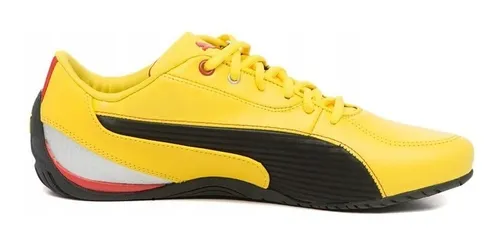 otro aceptar Consejo Tenis Puma Cat 5 - Amarillo / Negro - Hombre - 304946 03