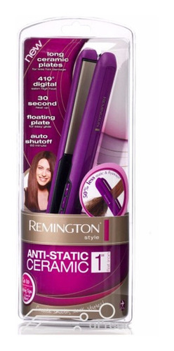 Plancha de cabello Remington Flat Iron Anti-static Technology S5500 NEGRA 120V