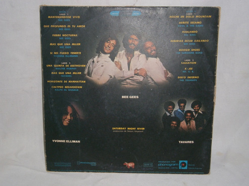 Lp Saturday Night Fever Fiebre De Sabado Por La Noche Doble (Usado)