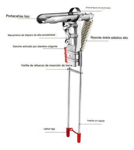 Imagen 4 de 7 de Soporte Automatico Para Caña De Pescar Regalo !!!
