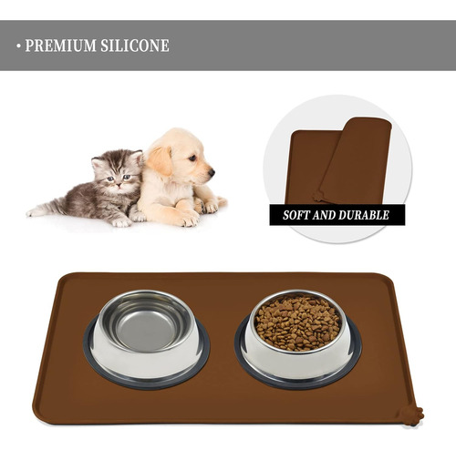 Alfombrilla De Silicona Para Alimentación De Mascotas Reopet