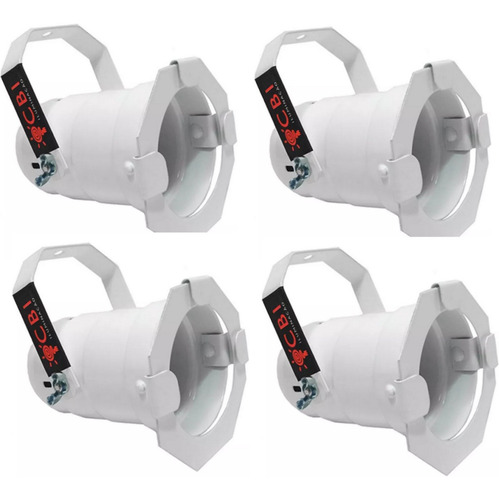 Kit 4 Refletor Par20 Completo Lâmpada Led Pé De Galinha Plug