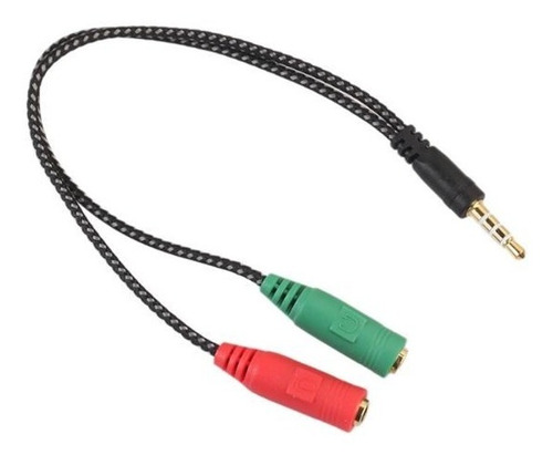 25 Piezas Divisor Cable Splitter Auxiliar 3.5 Mm Micrófono