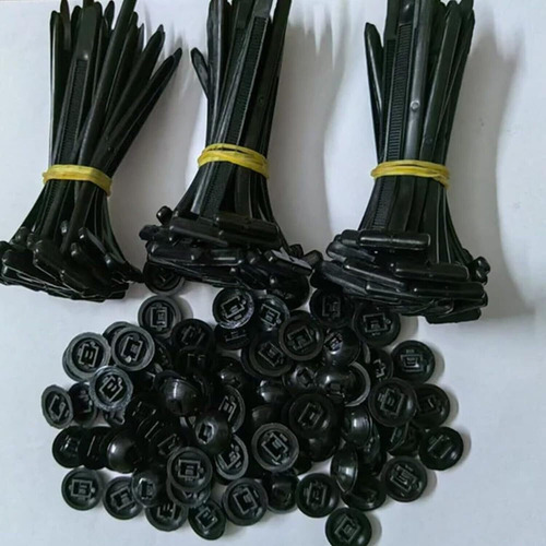 Hebilla Universal De Nailon Para Bridas, 100 Piezas