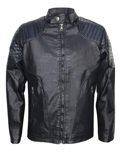 Imagen 1 de 7 de Chamarra Biker Vini Piel Roosevelt Súper Modelo Premium 05