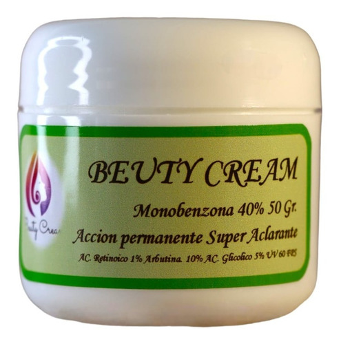 Crema Aclarante Monobenzona 40% 100 Gr. (permanente) 