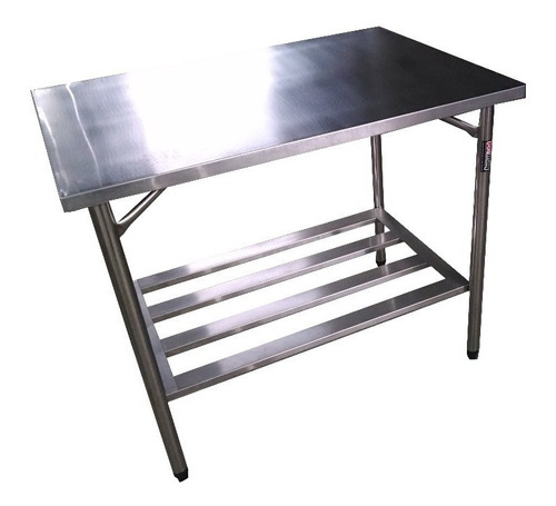 Mesa De Serviço 100% Inox 180x70x85 Sob Medida Promaq