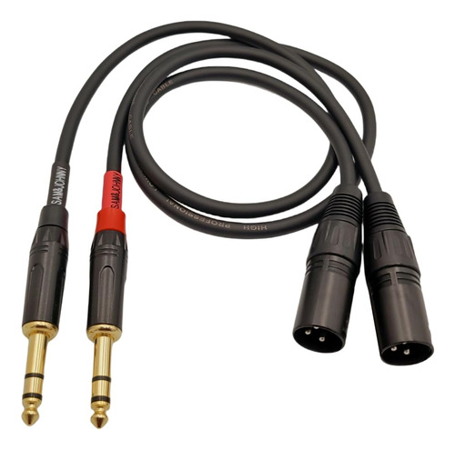 Cable Adaptador Convertidor Equilibrado Xlr 1 4 Macho Audio