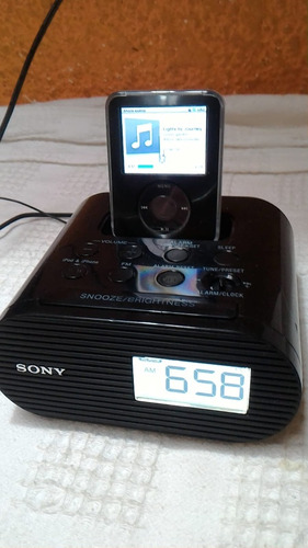 Radio Sony Icf-co5ip Despertador Digital Doc iPod iPhone 