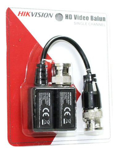 Kit 1 Accesorios Hikvision Cctv Camara Fuente U L Balun Dc