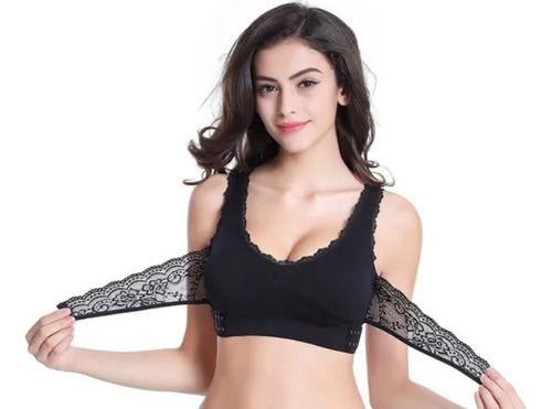 Paquete 6 Comfy Bra / Brassier Push Up Con Tirantes Cruzado