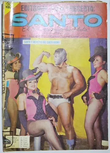 Revista Comic Santo El Enmascarado De Plata Editorial Icavi (Usado)