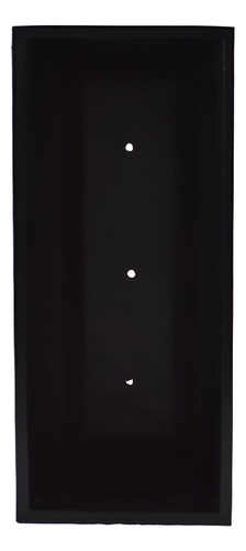 Maceta Plastica Rotomoldeado Jardinera 80x30x20 Cm Huerta Negro