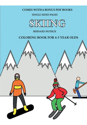 Libro Coloring Book For 4-5 Year Olds (skiing) - Patrick,...