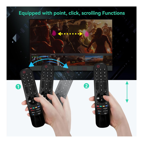 Reemplazo De Control Remoto Mágico Para (LG) An-mr22ga Para