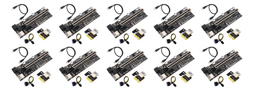 40 Tarjetas Pcie Riser Ver12x, Tarjeta Adaptadora 16x A 1x C