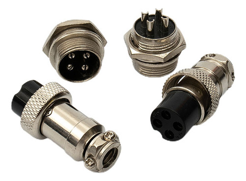 Accesorios Piezas De Conector De Enchufe De Aviación De 4 Pi